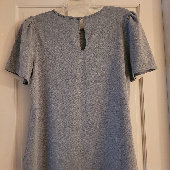 Express Grey metallic tee, size L - Picture 4 of 5